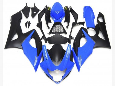 Hellglänzendes Blau & Matt Schwarz Unten 05-06 Suzuki GSXR 1000 Verkleidung
