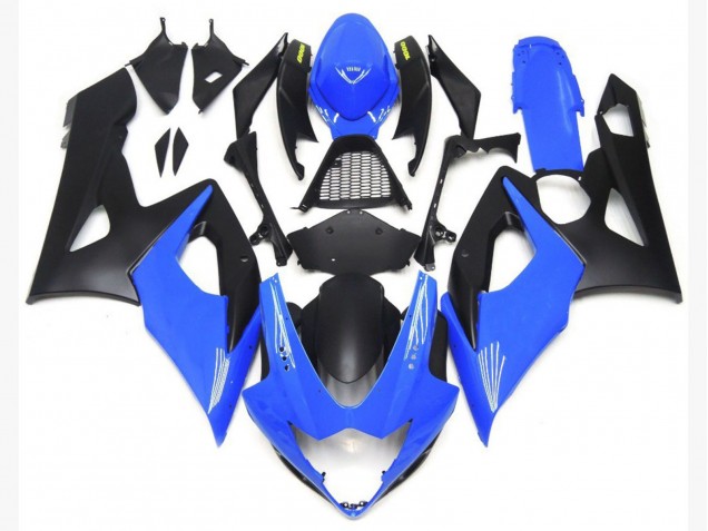 Hellglänzendes Blau & Matt Schwarz Unten 05-06 Suzuki GSXR 1000 Verkleidung Hellglänzendes Blau & Matt Schwarz Unten 05-06 Suzuki GSXR 1000 Verkleidung