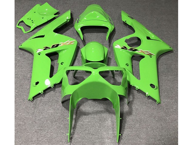 Hellgrün 03-04 Kawasaki ZX6R Verkleidung Hellgrün 03-04 Kawasaki ZX6R Verkleidung