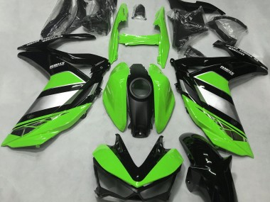 Hellgrün Yamalube 15-18 Yamaha R3 Verkleidung