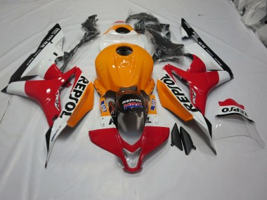 Hellorange & Weiß Repsol 07-08 Honda CBR600RR Verkleidung