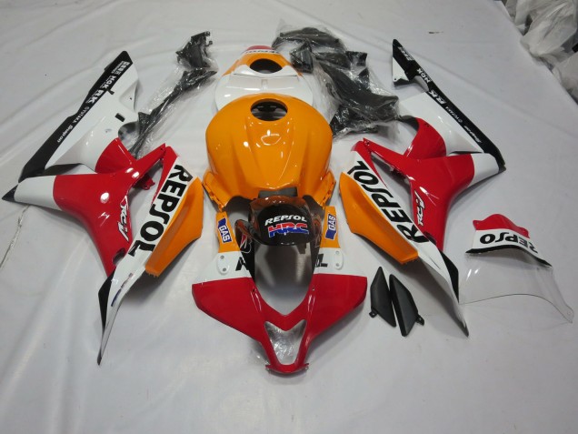 Hellorange & Weiß Repsol 07-08 Honda CBR600RR Verkleidung