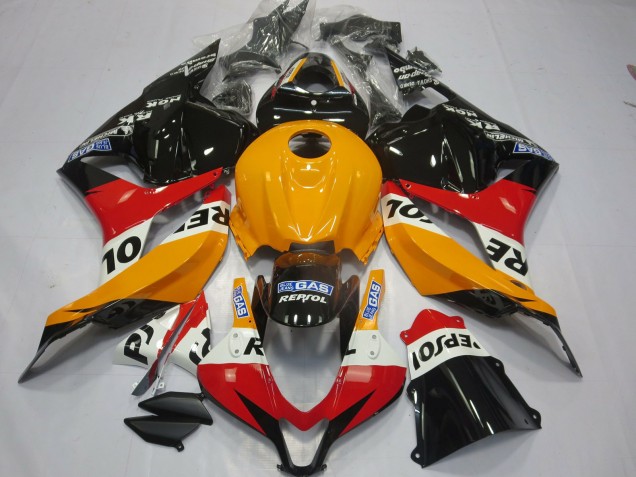 Hellorange Repsol 09-12 Honda CBR600RR Verkleidung Hellorange Repsol 09-12 Honda CBR600RR Verkleidung