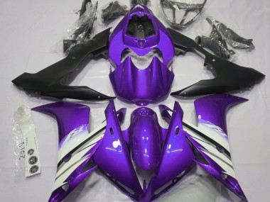 Hellviolett & Weiß 04-06 Yamaha R1 Verkleidung