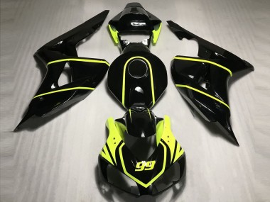 High Viz & Schwarz Cbr 06-07 Honda CBR1000RR Verkleidung