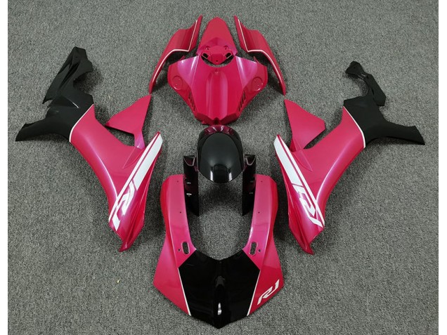Hot Pink & Schwarz 15-19 Yamaha R1 Verkleidung