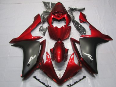 Kastanienbraun & Matt 07-08 Yamaha R1 Verkleidung