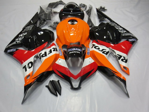 Klassischer Repsol Stil 09-12 Honda CBR600RR Verkleidung Klassischer Repsol Stil 09-12 Honda CBR600RR Verkleidung