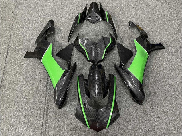 Kohlefaser & Grün 15-19 Yamaha R1 Verkleidung Kohlefaser & Grün 15-19 Yamaha R1 Verkleidung