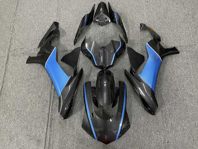 Kohlefaser & Hellblau 15-19 Yamaha R1 Verkleidung Kohlefaser & Hellblau 15-19 Yamaha R1 Verkleidung