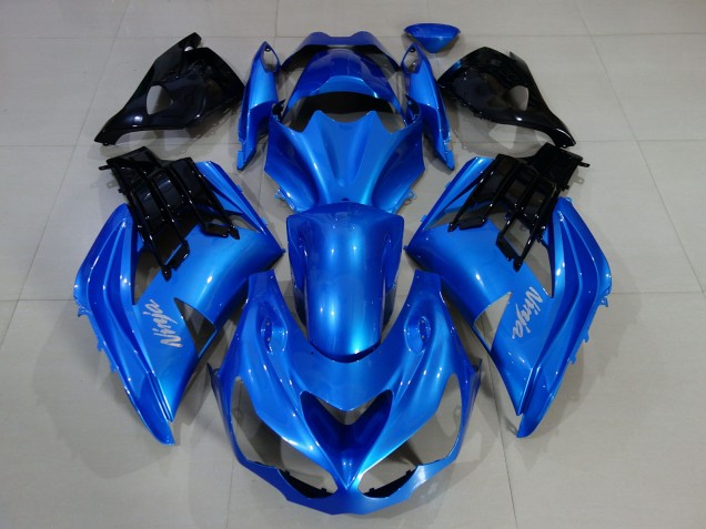 Kräftiges Blau & Glänzendes Schwarz 12-21 Kawasaki ZX14R Verkleidung Kräftiges Blau & Glänzendes Schwarz 12-21 Kawasaki ZX14R Verkleidung