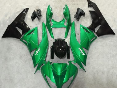 Kräftiges Grün Glänzend 09-12 Kawasaki ZX6R Verkleidung