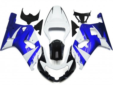 Leuchtend Blau & Weiß OEM Stil 01-03 Suzuki GSXR 600-750 Verkleidung