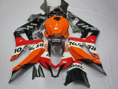 Leuchtend Orange Repsol 07-08 Honda CBR600RR Verkleidung