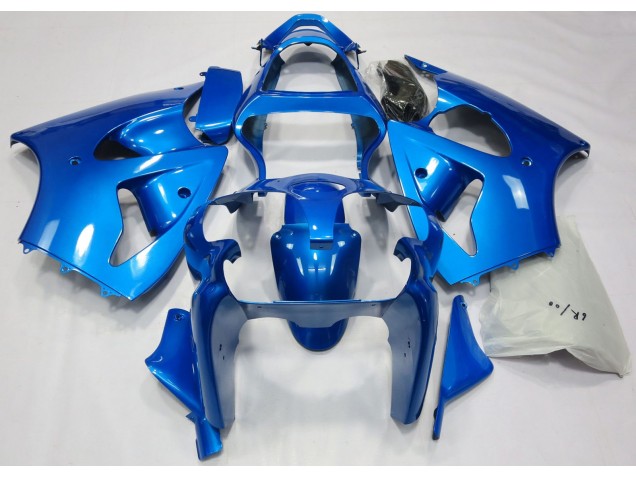 Leuchtendes Blau 00-02 Kawasaki ZX6R Verkleidung Leuchtendes Blau 00-02 Kawasaki ZX6R Verkleidung
