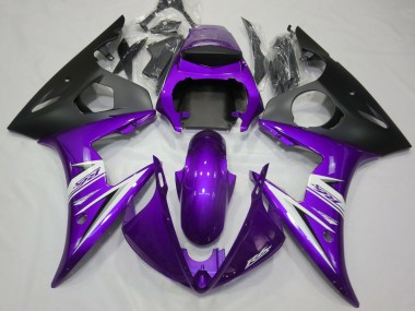 Lila-Weiß 03-04 Yamaha R6 Verkleidung