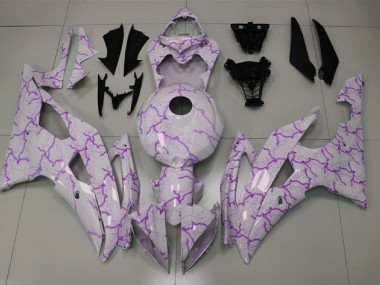Lila Beleuchtung 08-16 Yamaha R6 Verkleidung