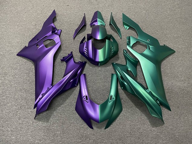Lila & Gespaltenes Grün 17-21 Yamaha R6 Verkleidung Lila & Gespaltenes Grün 17-21 Yamaha R6 Verkleidung