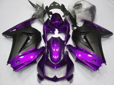 Lila & Matt Schwarz 08-12 Kawasaki Ninja 250 Verkleidung