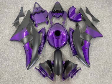 Lila & Matt Schwarz 08-16 Yamaha R6 Verkleidung