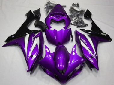 Lila Weiß & Schwarz 07-08 Yamaha R1 Verkleidung