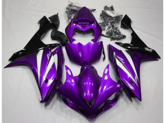 Lila Weiß & Schwarz 07-08 Yamaha R1 Verkleidung Lila Weiß & Schwarz 07-08 Yamaha R1 Verkleidung