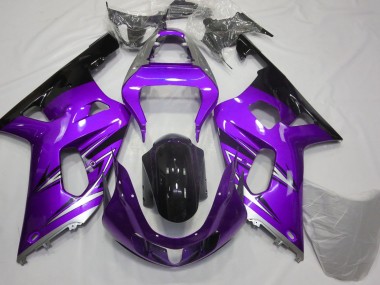Lila & Silber 01-03 Suzuki GSXR 600-750 Verkleidung