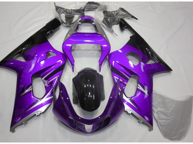 Lila & Silber 01-03 Suzuki GSXR 600-750 Verkleidung Lila & Silber 01-03 Suzuki GSXR 600-750 Verkleidung