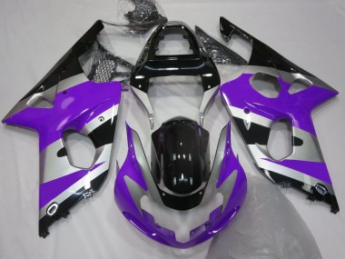 Lila-Silber OEM-Stil 00-02 Suzuki GSXR 1000 Verkleidung