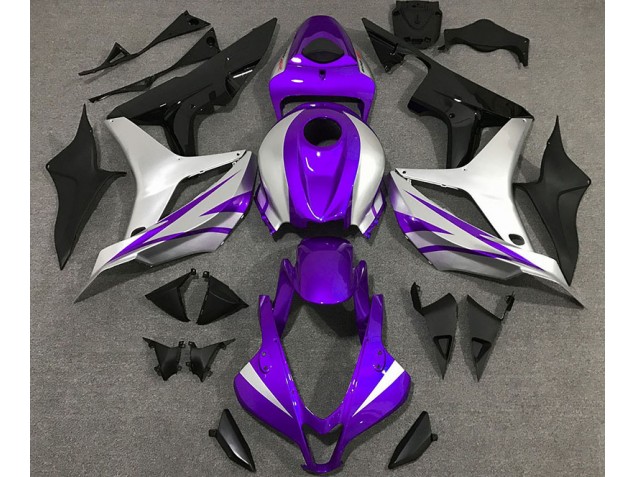 Lila-Silber-Stil OEM 07-08 Honda CBR600RR Verkleidung Lila-Silber-Stil OEM 07-08 Honda CBR600RR Verkleidung