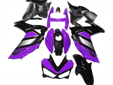Lila Yamalube 15-18 Yamaha R3 Verkleidung