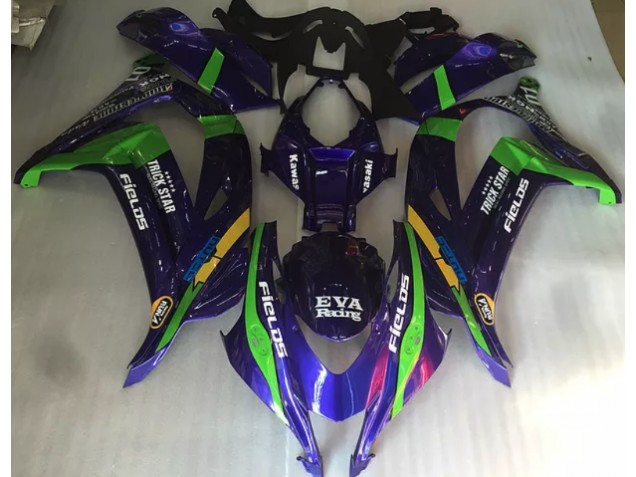 Lilagrün & Glanz 16-19 Kawasaki ZX10R Verkleidung Lilagrün & Glanz 16-19 Kawasaki ZX10R Verkleidung