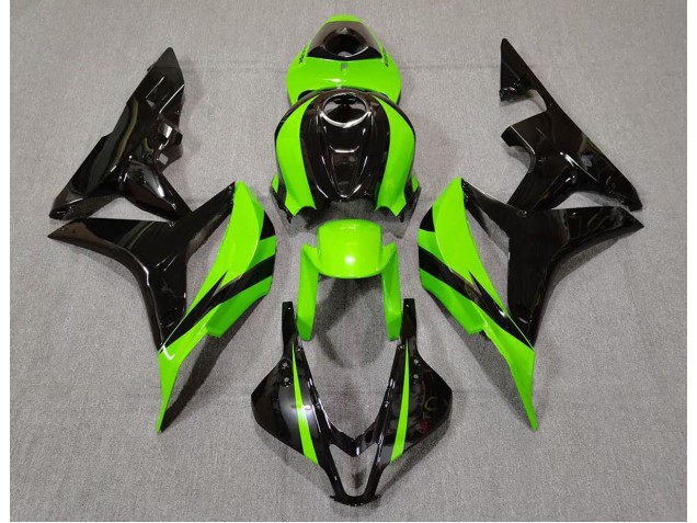 Limettengrün & Schwarz 07-08 Honda CBR600RR Verkleidung Limettengrün & Schwarz 07-08 Honda CBR600RR Verkleidung