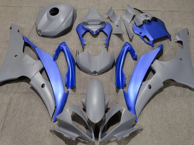 Matt Grau & Blau 08-16 Yamaha R6 Verkleidung