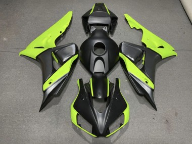 Matt Grau Schwarz & Grün 06-07 Honda CBR1000RR Verkleidung