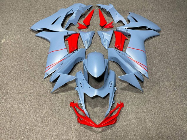 Matt Himmelblau & Rot 11-24 Suzuki GSXR 600-750 Verkleidung Matt Himmelblau & Rot 11-24 Suzuki GSXR 600-750 Verkleidung