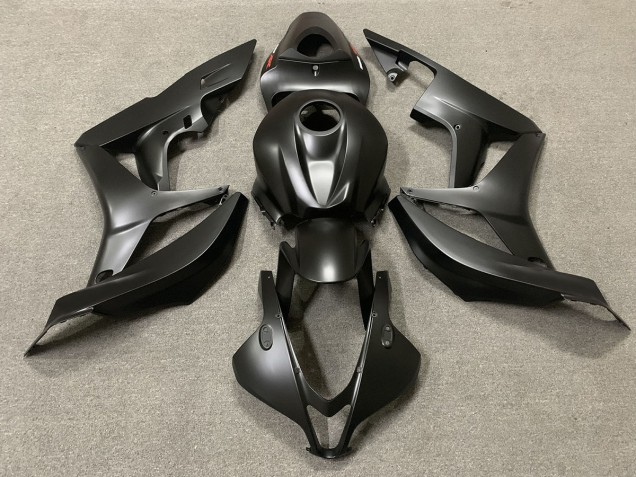 Matt Schwarz 07-08 Honda CBR600RR Verkleidung Matt Schwarz 07-08 Honda CBR600RR Verkleidung