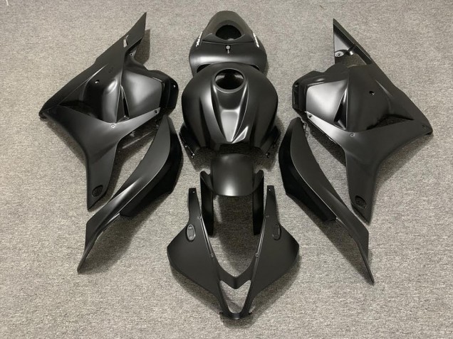 Matt Schwarz 09-12 Honda CBR600RR Verkleidung Matt Schwarz 09-12 Honda CBR600RR Verkleidung