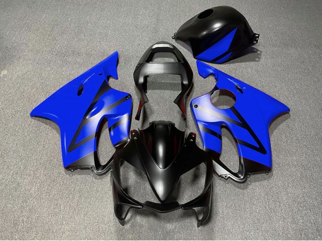 Matt Schwarz & Blau 01-03 Honda CBR600 F4i Verkleidung Matt Schwarz & Blau 01-03 Honda CBR600 F4i Verkleidung