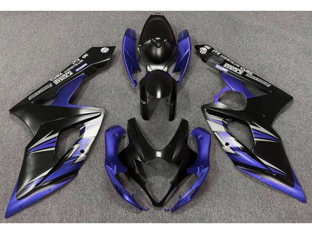 Matt Schwarz & Blau 05-06 Suzuki GSXR 1000 Verkleidung Matt Schwarz & Blau 05-06 Suzuki GSXR 1000 Verkleidung