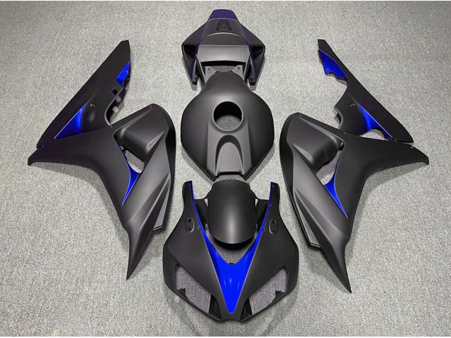 Matt Schwarz & Blau 06-07 Honda CBR1000RR Verkleidung Matt Schwarz & Blau 06-07 Honda CBR1000RR Verkleidung