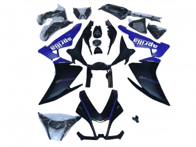 Matt Schwarz & Blau 10-15 Aprilia RSV4 1000 Verkleidung Matt Schwarz & Blau 10-15 Aprilia RSV4 1000 Verkleidung