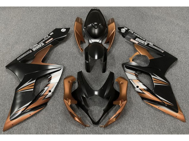 Matt Schwarz & Bronze 05-06 Suzuki GSXR 1000 Verkleidung Matt Schwarz & Bronze 05-06 Suzuki GSXR 1000 Verkleidung