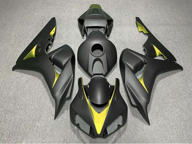 Matt Schwarz & Gelb 06-07 Honda CBR1000RR Verkleidung