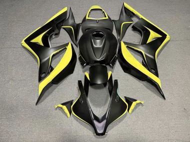 Matt Schwarz & Gelb 07-08 Honda CBR600RR Verkleidung