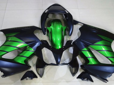 Matt Schwarz & Grün 02-12 Honda VFR800 Verkleidung