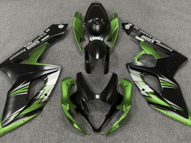 Matt Schwarz & Grün 05-06 Suzuki GSXR 1000 Verkleidung