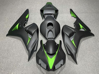 Matt Schwarz & Grün 06-07 Honda CBR1000RR Verkleidung