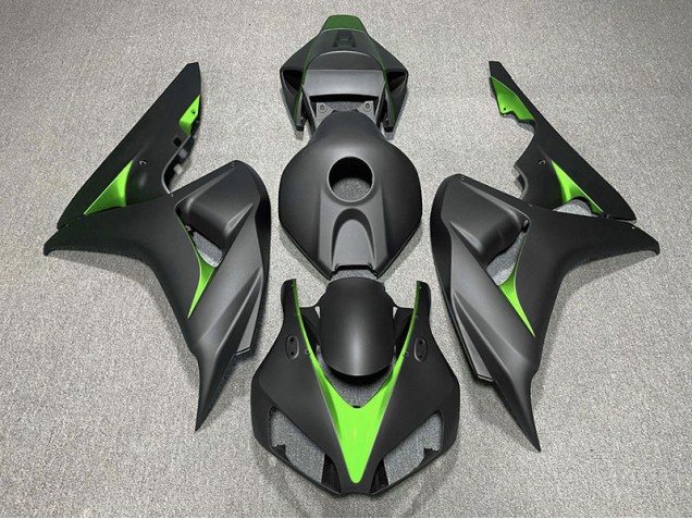 Matt Schwarz & Grün 06-07 Honda CBR1000RR Verkleidung Matt Schwarz & Grün 06-07 Honda CBR1000RR Verkleidung