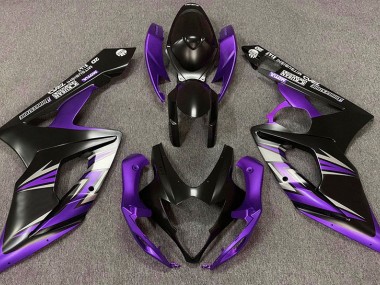 Matt Schwarz & Lila 05-06 Suzuki GSXR 1000 Verkleidung